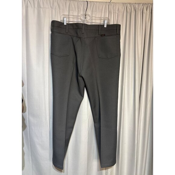 Wrangler Mens Gray Classic Fit Inseam Waist Polyester Vintage Retro Cowboy Wear - Picture 4 of 7